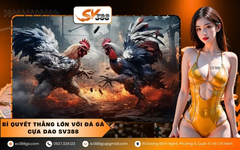 Bí quyết Thắng lớn với đá gà cựa dao SV388