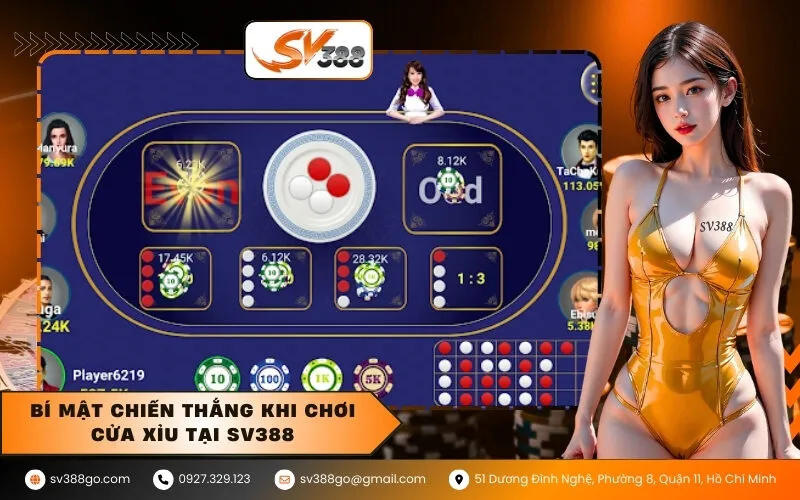 Bí mật chiến thắng khi chơi cửa Xỉu tại SV388